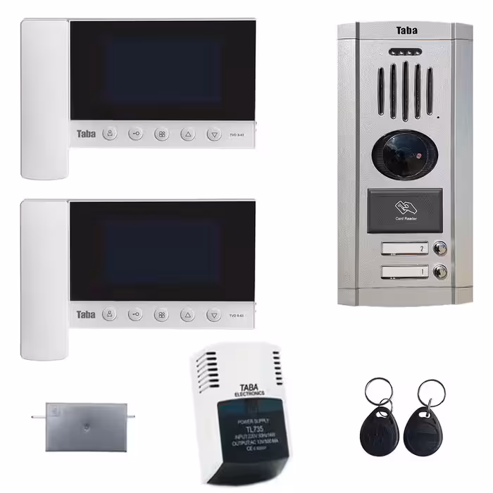 دربازکن تصویری تابا مدل TB5-43cardV2 مجموعه 5 عددی