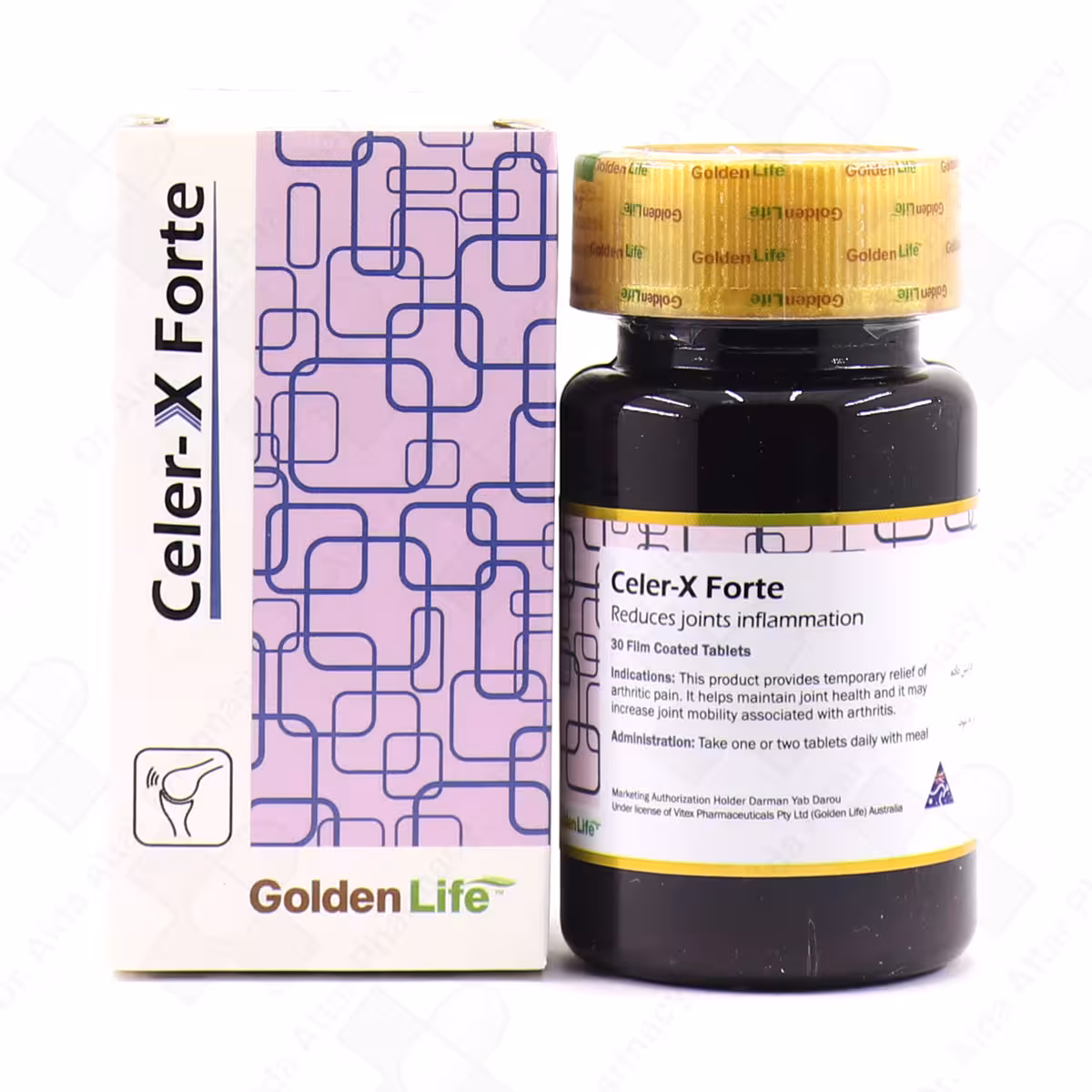 قرص روکشدار سلرکس فورت Golden life گلدن لایف 30 عدد