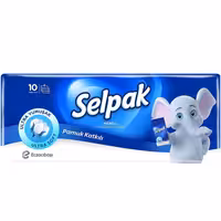 دستمال کاغذی جیبی سلپک بسته 10 عددی