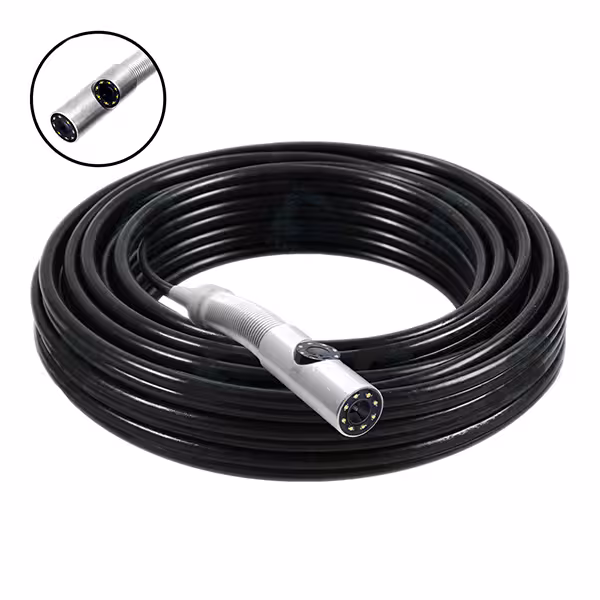 دوربین آندوسکوپی صنعتی شلنگی و بازرسی چاه و لوله 2 لنز 30 متری