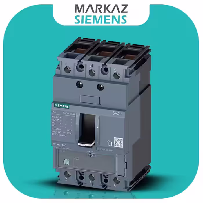 3VA1116-3EE36-0AA0 کلید اتوماتیک کامپکت زیمنس 160 آمپر (MCCB)