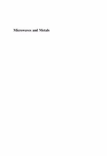 خرید و دانلود نسخه کامل کتاب Microwaves and Metals
