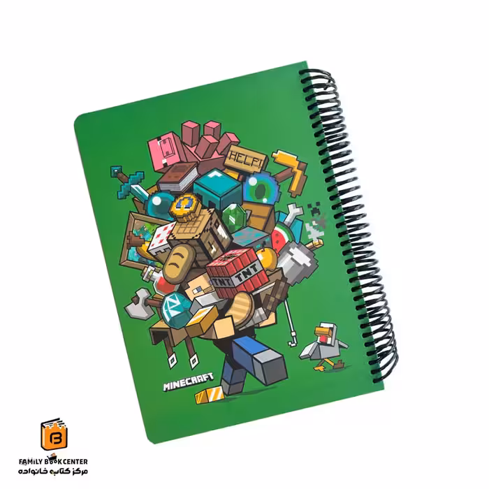 دفتر خط دار 100 برگ سری MINECRAFT لانگو (lango)