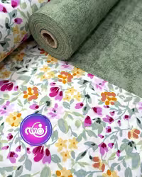 پارچه ملحفه کتان طرح آوا