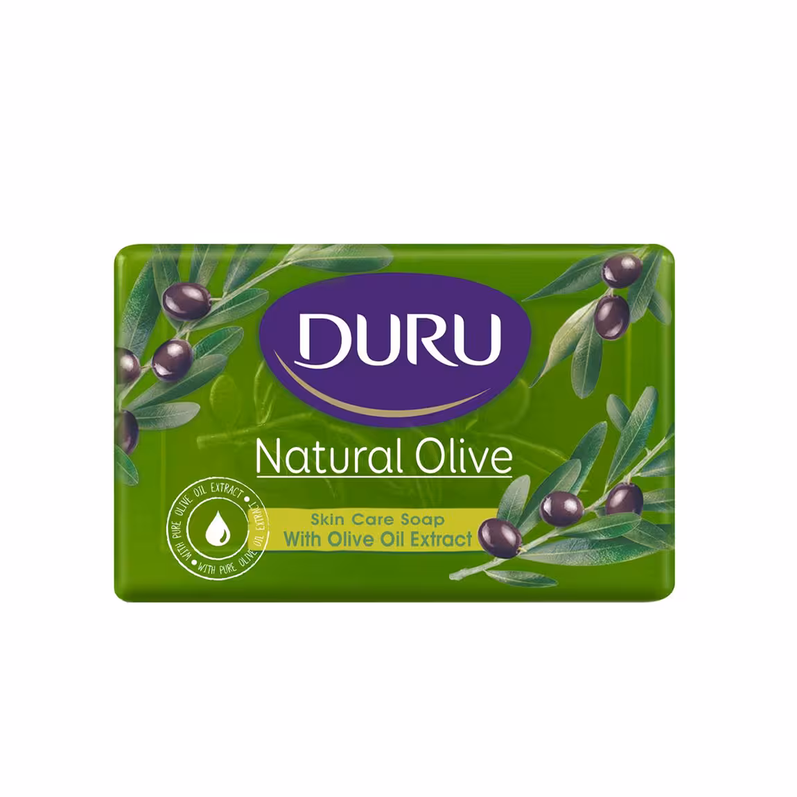 صابون حمام تکی برند دورو عصاره زیتون DURU NATURAL OLIVE
