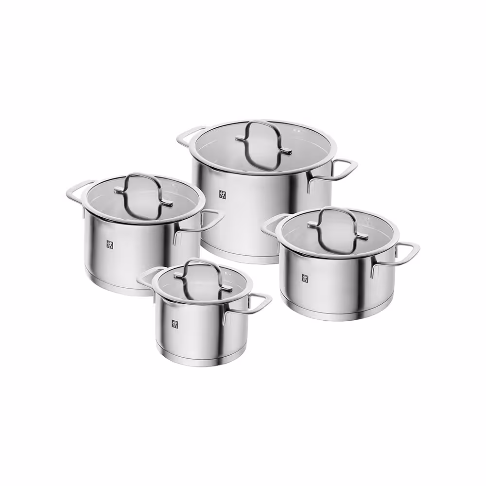 سرویس قابلمه 4 تکه زولینگ مدل تروفلو بدون شیر جوش ZWILLING TrueFlow