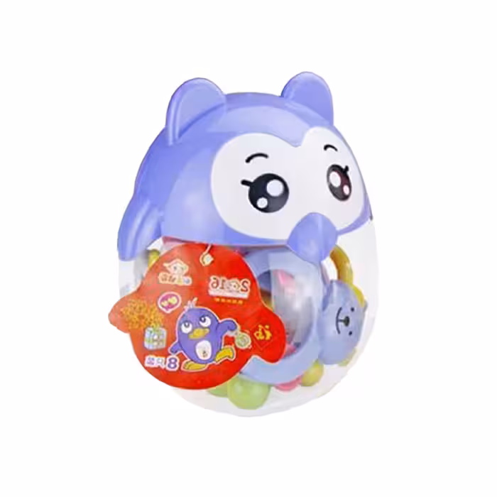 پک جغجغه نوزاد طرح جغد بسته 8 عددی