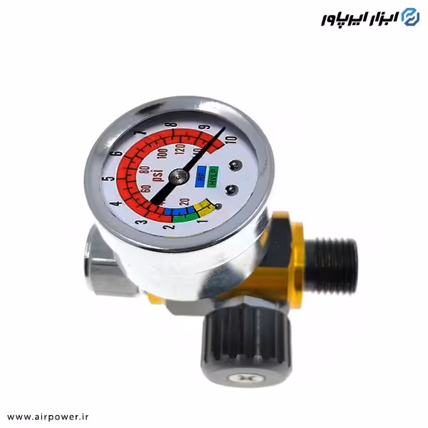 گیج تنظیم باد پیستوله عقربه ای مینی مدل P-1018