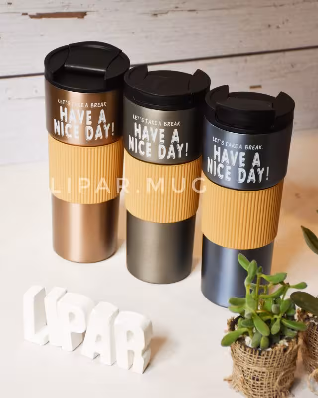 تراول ماگ 500 میل HAVE NICE DAY