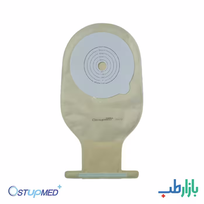 کیسه استومی یک تکه ته باز فیلتردار قابل برش استاپ مد 1612