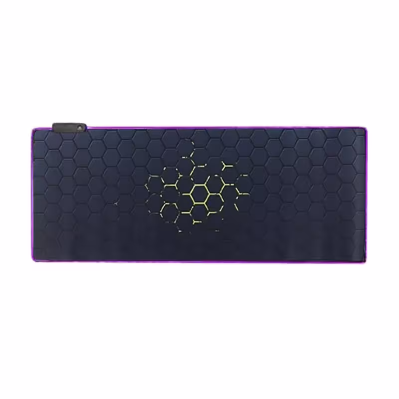 پد ماوس گیمینگ طرح لانه زنبوری RGB سایز بزرگ 80×30