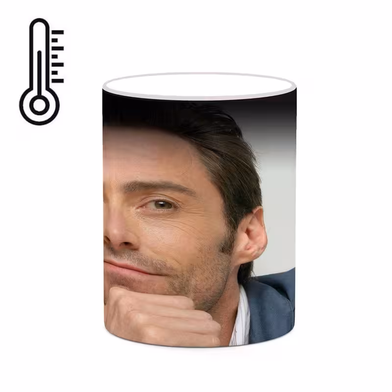 ماگ حرارتی چیتوکالا طرح هیو جکمن Hugh Jackman مدل mgh26101