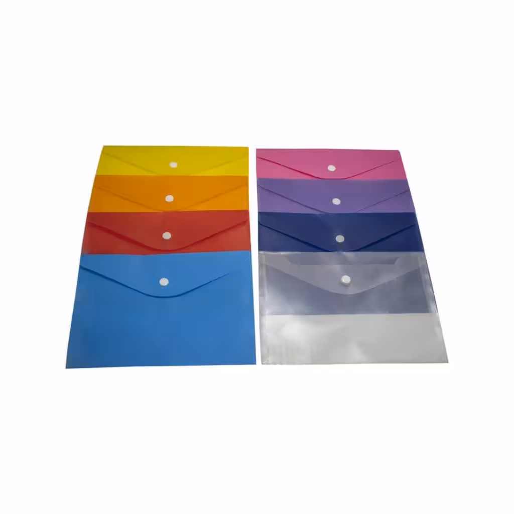 پوشه دکمه دار آ5 (PKHT) تک رنگ 25 جلدی