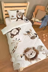 ست خواب نوجوان طرح حیوانات هپی