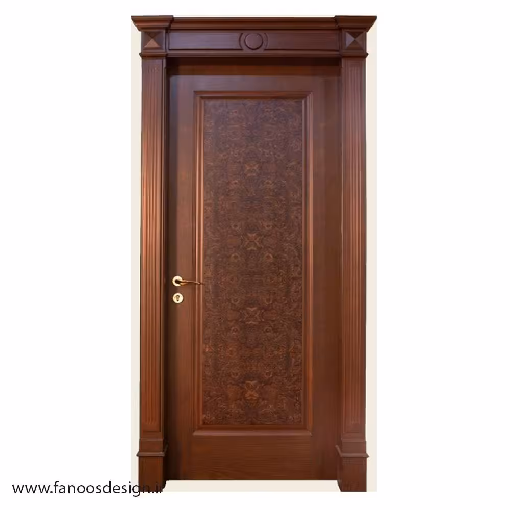 درب چوبی روکش طبیعی کد 4439