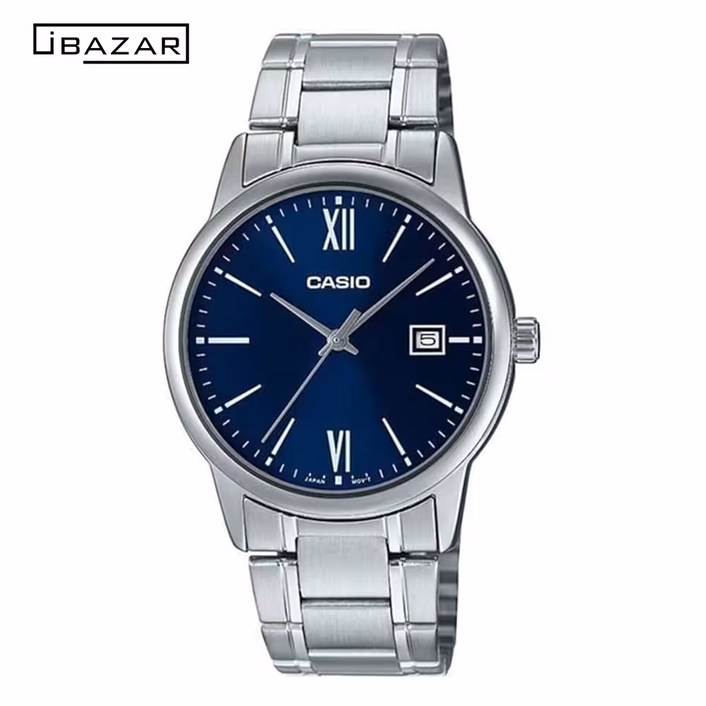 ساعت مچی اورجینال مردانه کاسیو (CASIO) مدل mtp-v002d-2b3udf