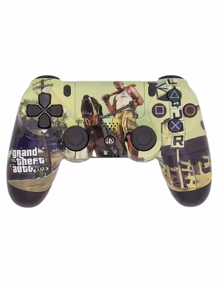 دسته طرح‌دار PS4 جی‌تی‌ای کد 02