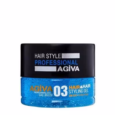 ژل سخت حالت دهنده مو مدل آگیوا استایلینگ شماره 3 700 میلی لیتر