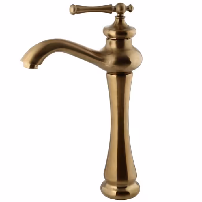 شیر روشویی پایه بلند اوج مدل رافائل طلایی