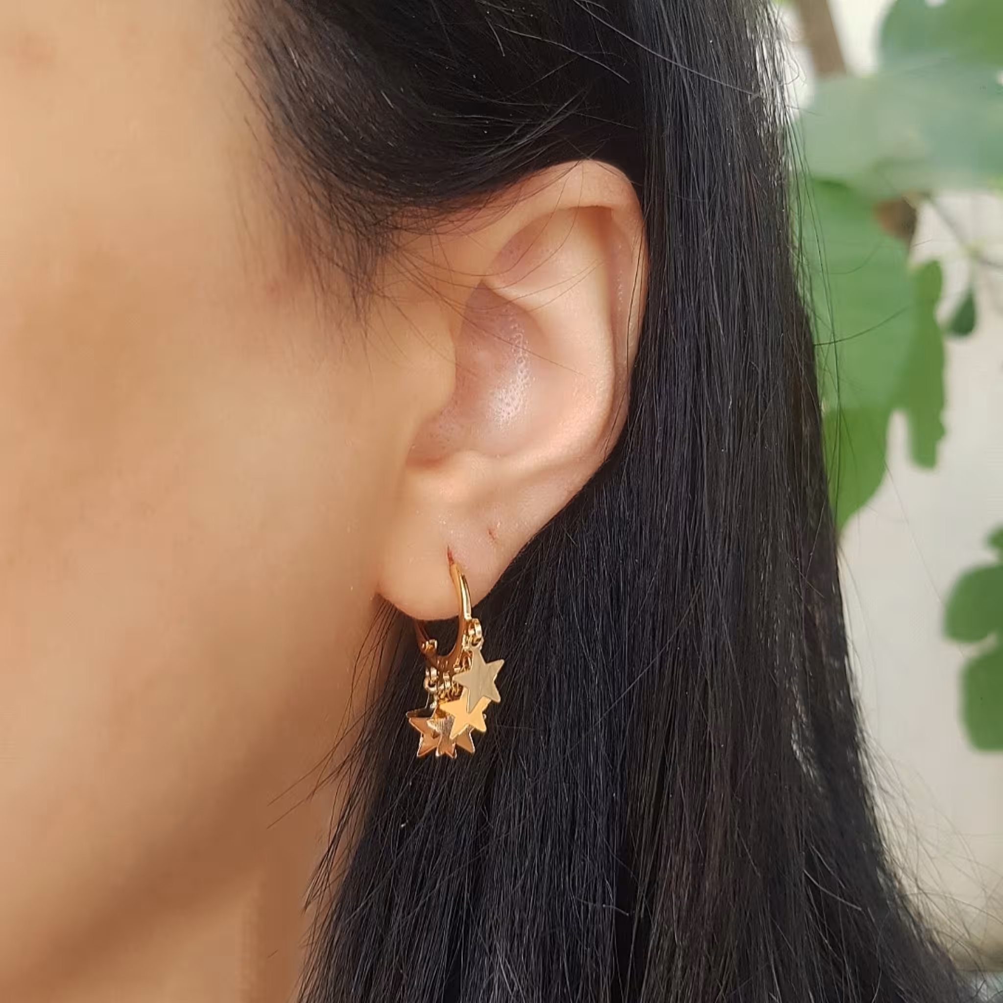 گوشواره آویز ستاره