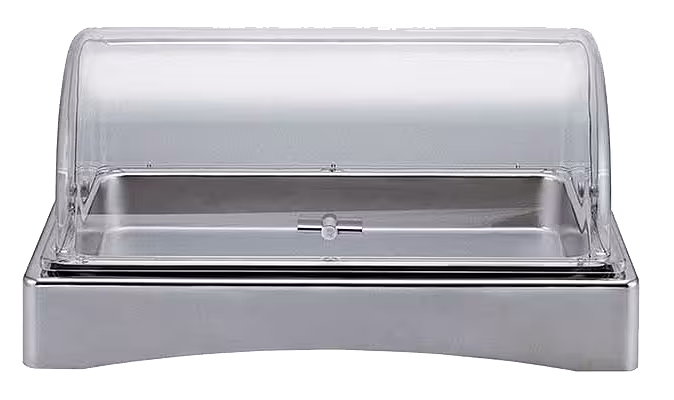 شفینگ دیش رومیزی برقی با کاور طلقی (مستطیل)
