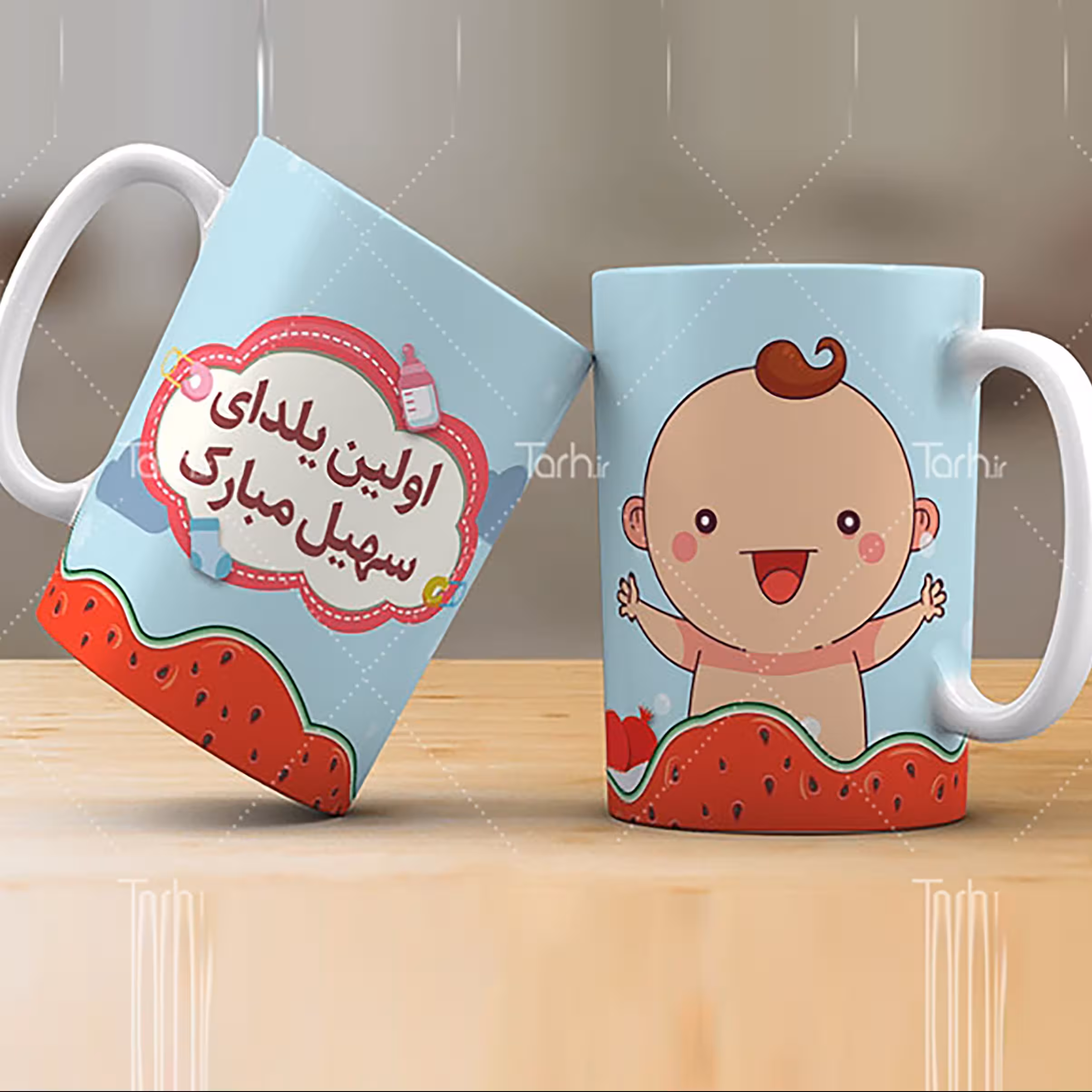 ماگ  یلدا -طرح شب یلدا  با امکان چاپ طرح ارسالی از طرف شما9