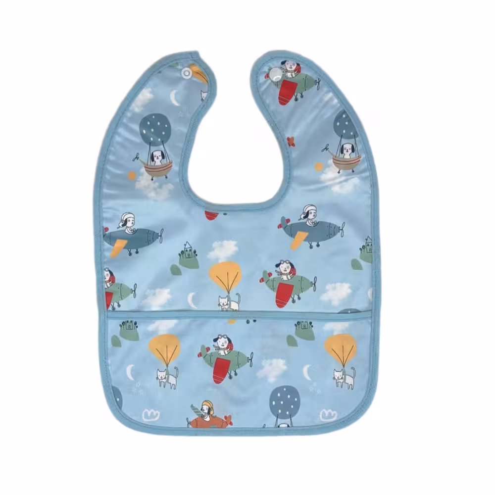 پیش بند مخزن دار نوزاد پلاستیکی طرح دار