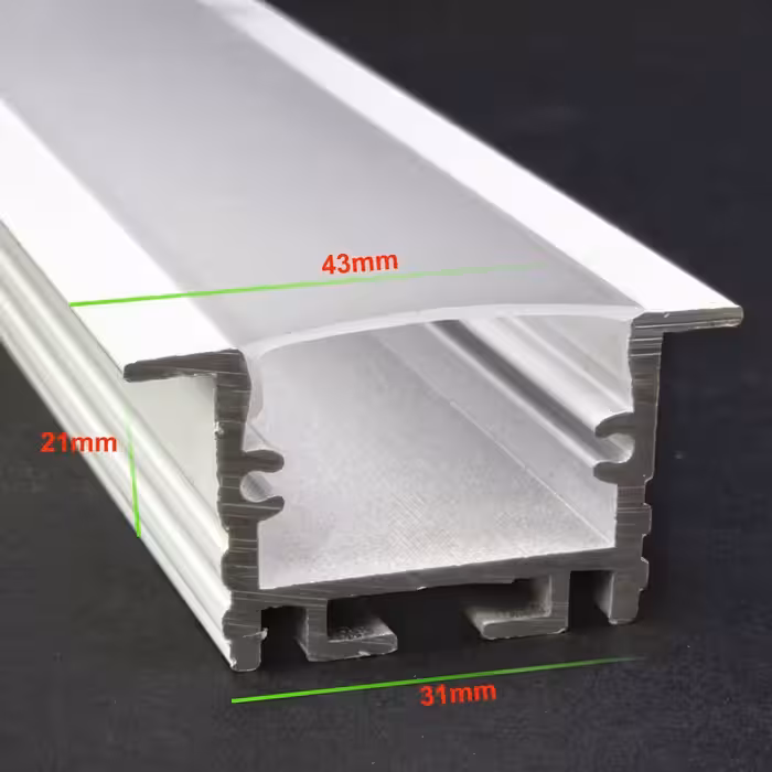 پروفیل لاین نوری کد B5 مشکی و سفید  چراغ خطی لاینر.(ارسال با باربری و هزینه ارسال بصورت پس کرایه میباشد)