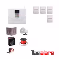 پکیج دزدگیر اماکن با سیم مدل مستر سیم کارتی و تلفنی M930F4