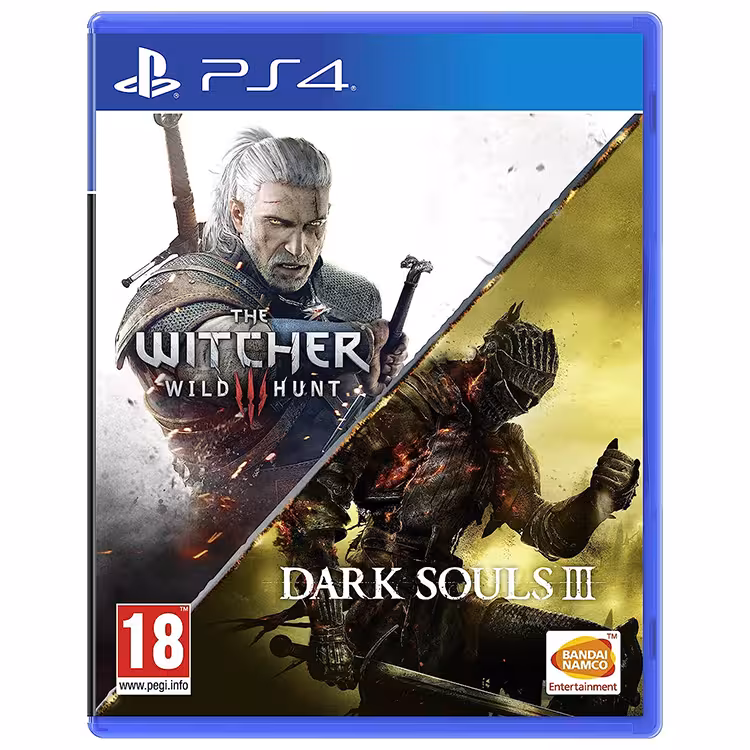 بازی Dark Souls III و The Witcher 3 Wild Hunt Compilation برای ps4