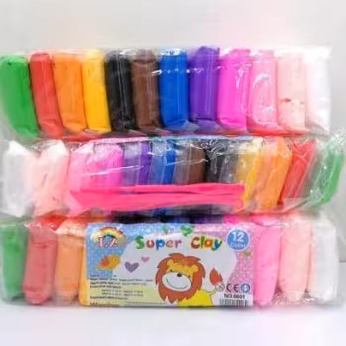 خمیر سبک خارجی Clay (12 عددی)