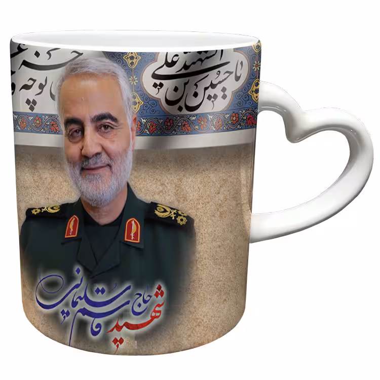 خرید ماگ-لیوان  دسته ساده  سردار سلیمانی کد 30