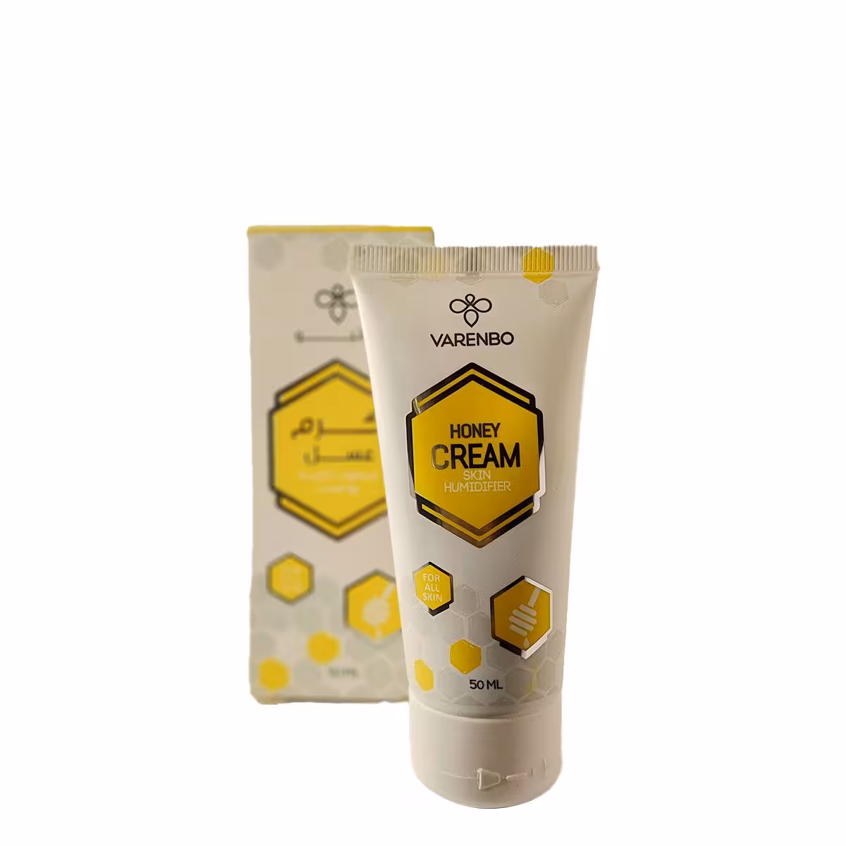 کرم عسل 50 میل وارنبوVarenbo skin humidifier honey cream 50 ML