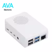 کیس رزبری پای 4 سفید با قابلیت نصب فن