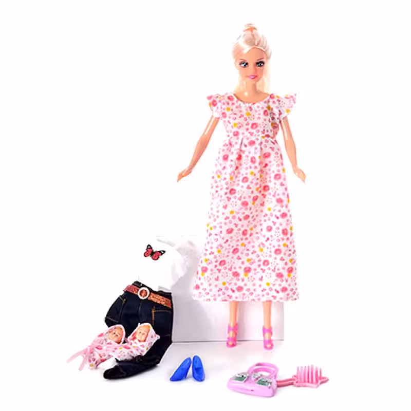 عروسک باربی باردار DEFA کد8009