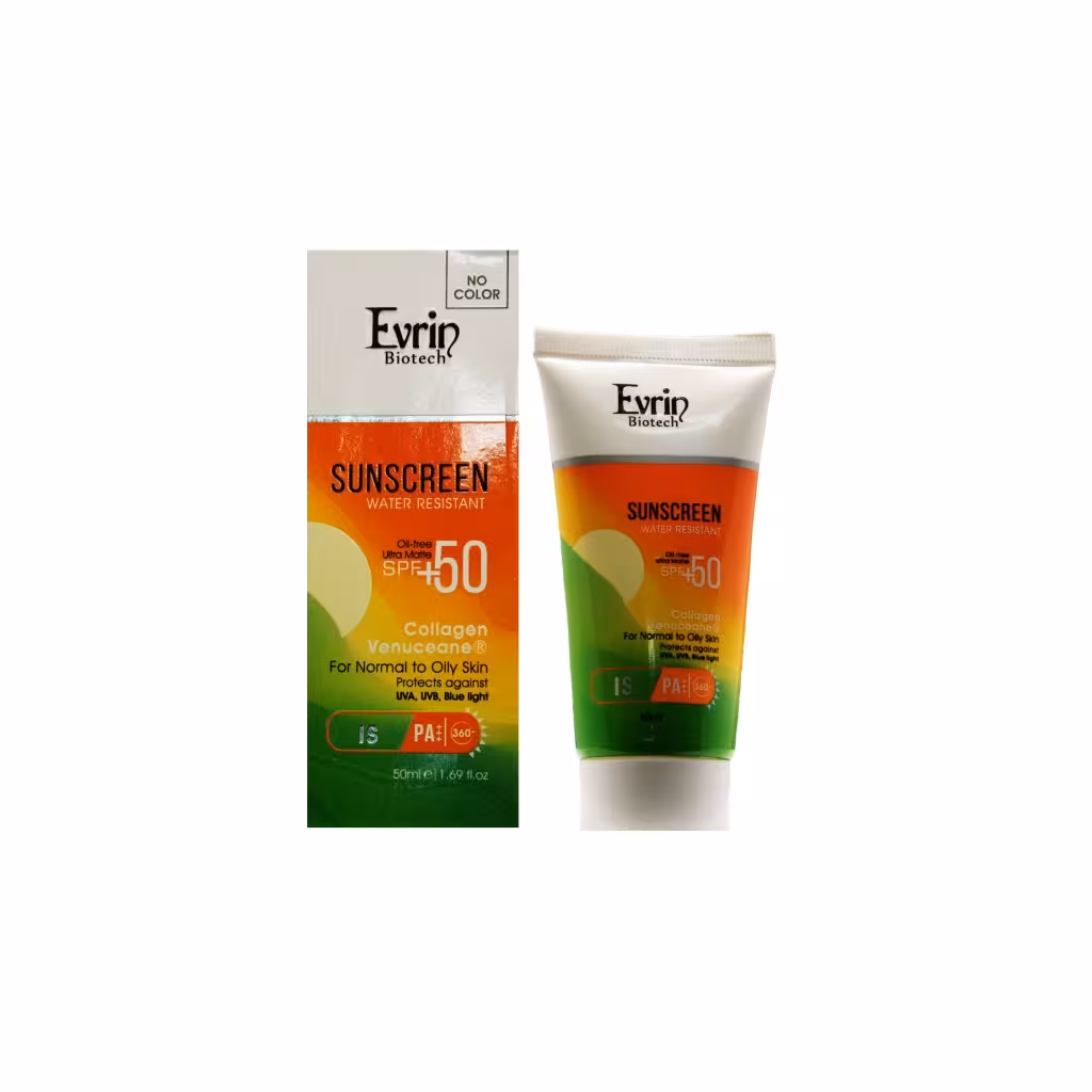 کرم ضدآفتاب پوست‌ معمولی تا چرب اورین (SPF50) بی رنگ