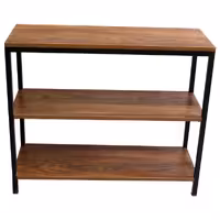 کتابخانه مدل سه طبقه چوبی فلزی کد 433