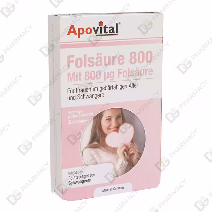 اسید فولیک 800 آپوویتال دیجی فارماسی
