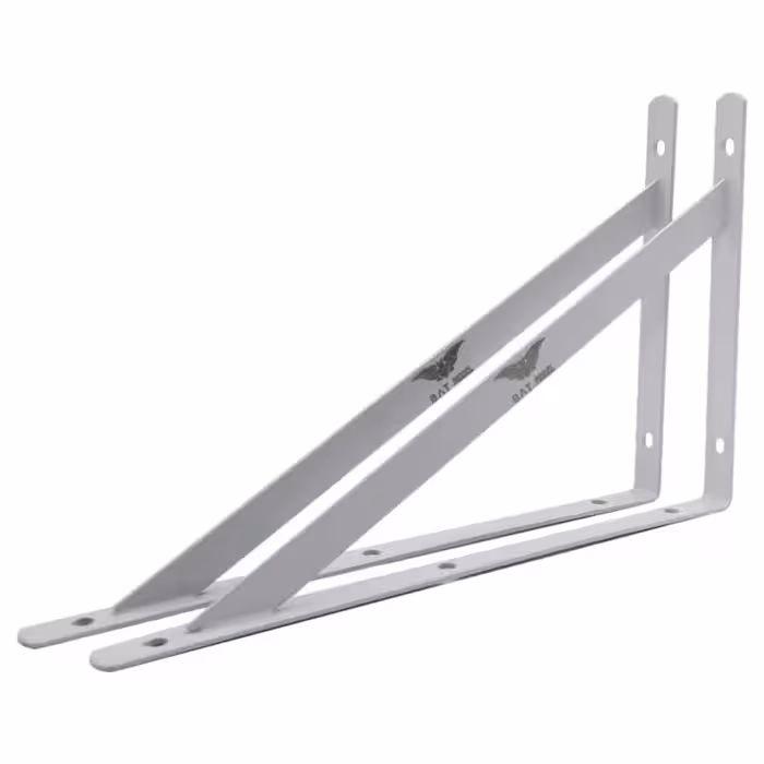 پایه نگهدارنده طبقه دیواری مدل بت کد YP2-250x160MM مجموعه 2 عددی | کالا مکس