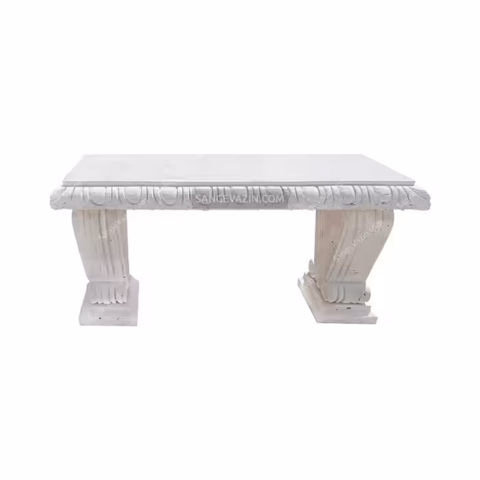 نیمکت سنگی ساده