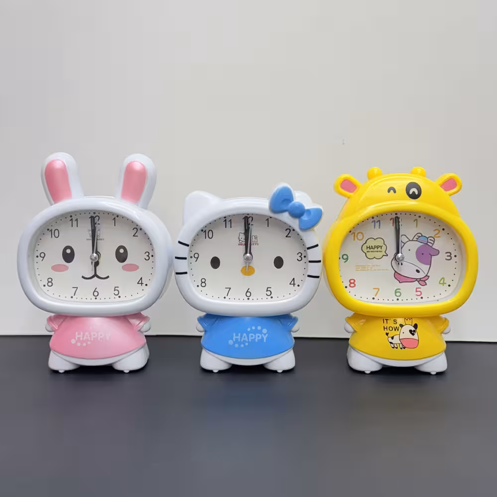 ساعت عقربه ای رومیزی کیتی و خرگوش