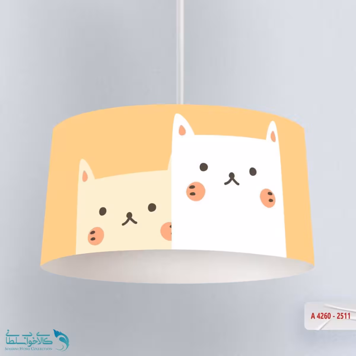 لوستر اتاق کودک طرح cat کد A4260