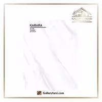 سرامیک 60*120 پرسلان نانو پلیش سفید طوسی کارارا 37-karara