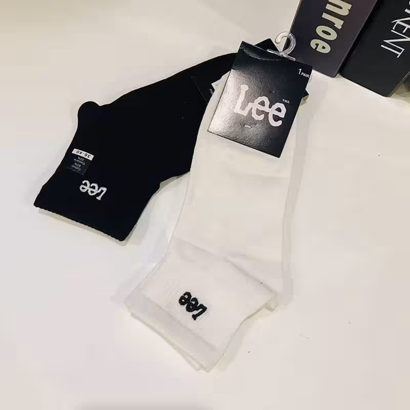 جوراب ساق کوتاه طرح LEE