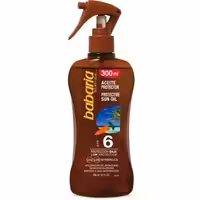 اسپری روغن برنزه کننده هویج باباریا SPF6 حجم 300 میلی لیتر