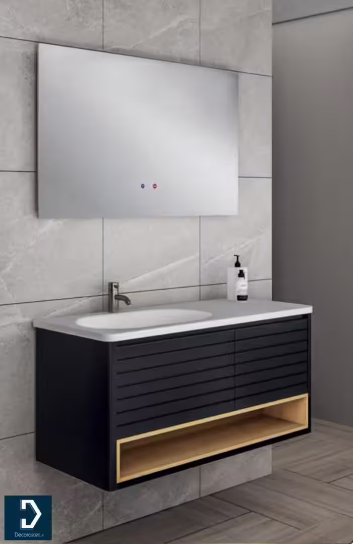 روشویی کابینتی لوکس کابین مدل 605C سفید