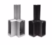 پایه سقفی نگهدارنده کنج رنگ سیلور یونی هوپر کد TS1404.SILVER