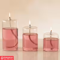 ست 3 عددی جاشمعی پیرکس استوانه ای مدل 50291