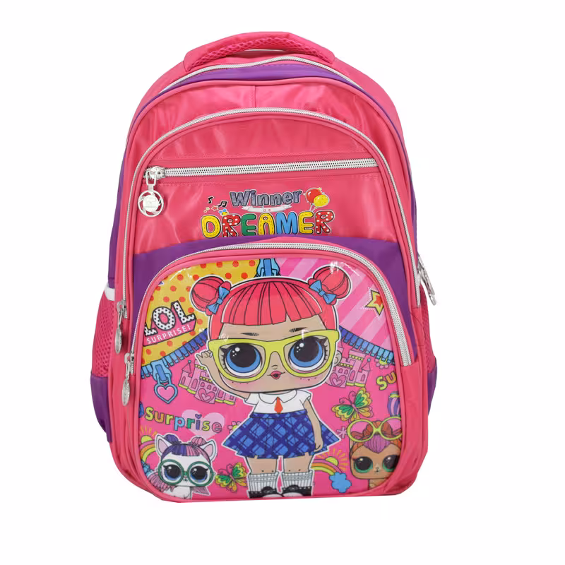 کوله پشتی مدرسه طرح دختر کد 675 | کالا مکس