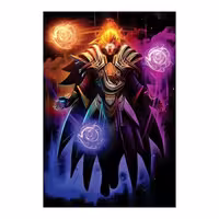 متال پوستر(براق)-طرح Dota2  -کد02-سایزA4